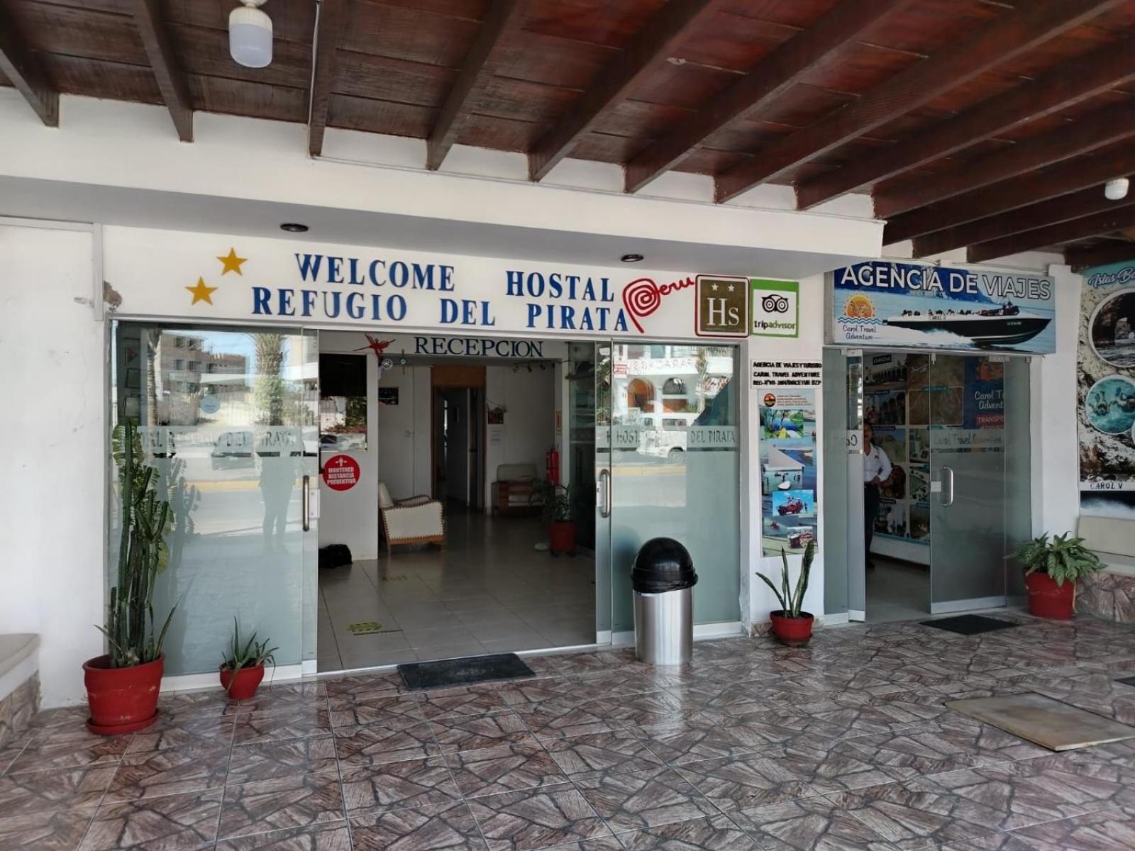 Hostal Refugio Del Pirata Paracas Exterior foto